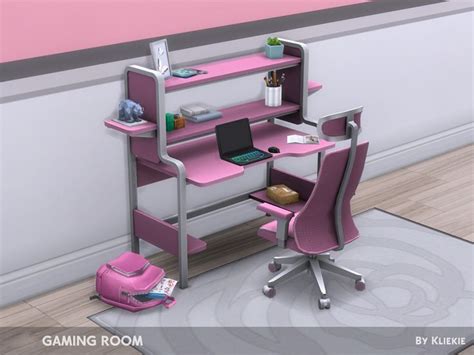 Gaming Room Set Build Buy The Sims 4 Curseforge In 2023 Room