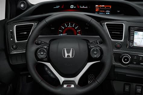 The 2013 civic exemplifies honda's dedication to safety. 2012 Honda Civic Si Sedan Interior Photos | CarBuzz