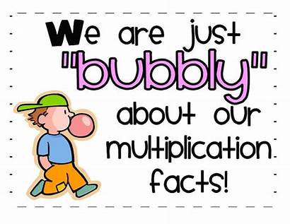 Multiplication Clip Gum Bubble Clipart Facts Math