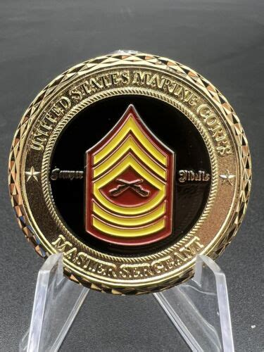Usmc Master Sergeant E8 Collectible Coin Marine Corps Challenge Coin Ebay