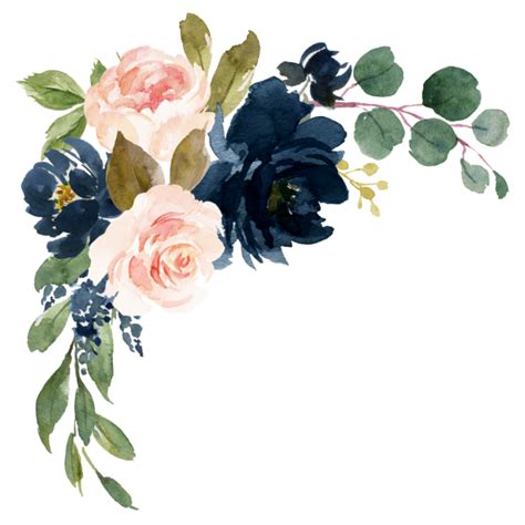 Subscribe to envato elements for unlimited graphics downloads for a single monthly fee. Navy Blue and Blush Pink Floral Country Wedding Invitation | Zazzle.com in 2020 | Floral ...