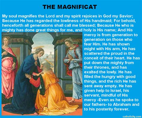 Catholicityblog The Magnificat