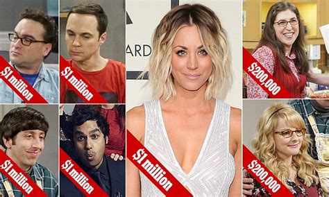 Big Bang Theory Stars Offer To Take Pay Cuts Daily Mail Online