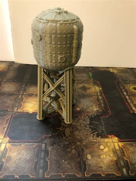 Water Tower By Warlayer 28mm Wargame Terrain Thats Great For Etsy In