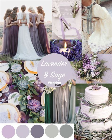 Wedding Themes Lilac Colour Palettes Lavender Wedding Colors Wedding Colors Sage Wedding