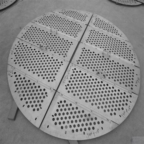 Metal Tower Sieve Trays Floating Valve Trays China Bubble Cap Tray