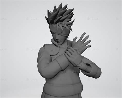 Hatake Kakashi Naruto 3d Model Ready To Print Stl