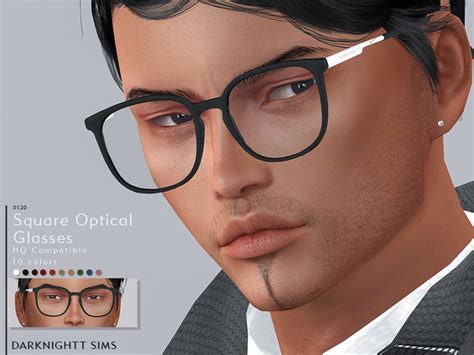 The Sims Resource Square Optical Glasses
