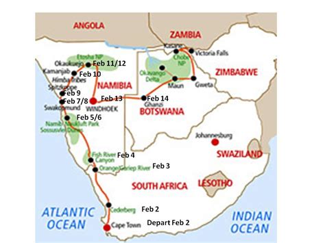 An African Adventure Feb 14 Cross Into Botswana Destination Is Ghanzi