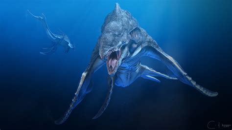 Artstation Deep Sea Creature Render B Ben Erdt Deep Monsters в