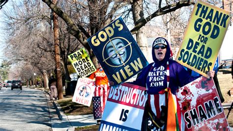 Anti Gay Church S Right To Protest At Military Funerals Is Upheld