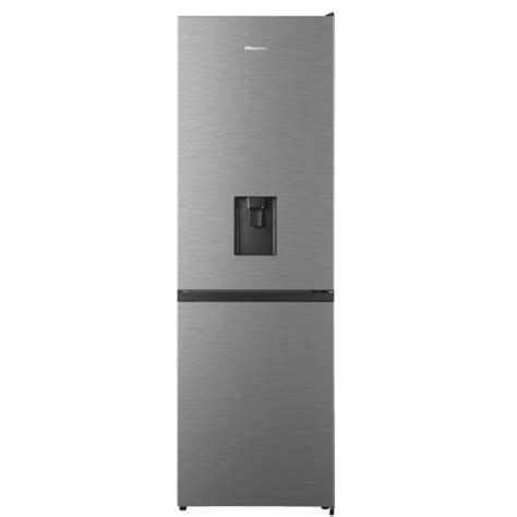 Hisense 305L Inox Fridge / Bottom Freezer with water dispenser - The Furniture King
