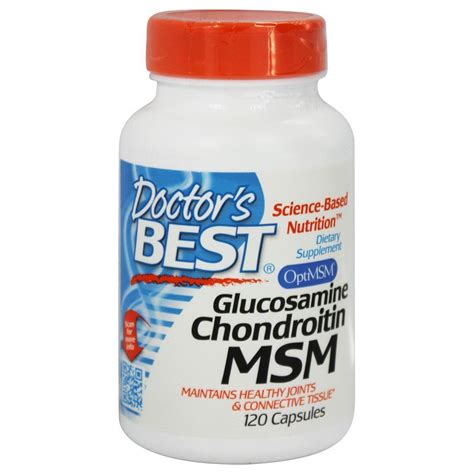 Doctors Best Glucosamine Chondroitin Msm 120 Capsules Holly Hill Vitamins