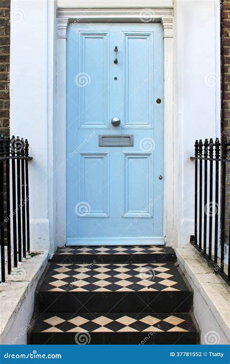 Pale Blue Door Stock Photo Image Of Outdoor Closed 37781552