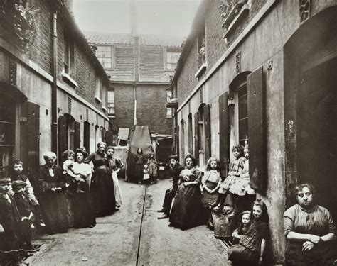 SLUM HOUSING IN PROVIDENCE PLACE Slums The British Library Victorian London Vintage