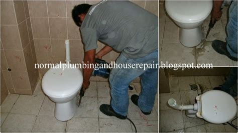 Berikut cara memperbaiki lantai keramik bocor ala dehome. NORMAL PLUMBING: MEMBAIKI LANTAI TANDAS YANG BOCOR DI HULU ...