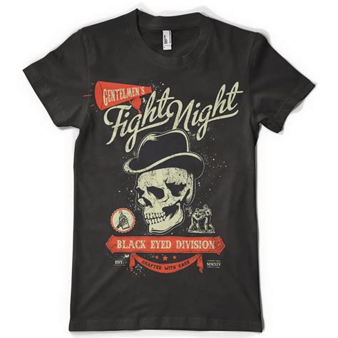 Fight Night Biker T Shirts Tee Shirt Designs Mma T Shirts