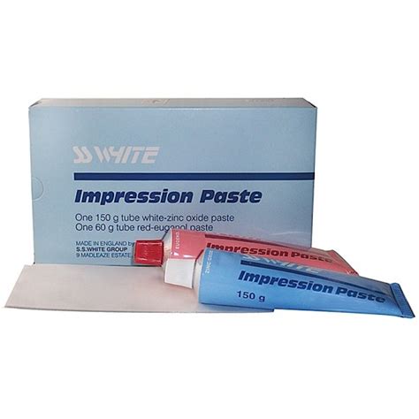 Ss White Zinc Oxide Eugenol Impression Paste 210g