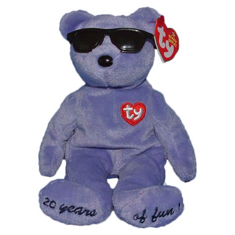 Ty Beanie Baby Summertime Fun MWMT Bear Violet Toronto Gift Show