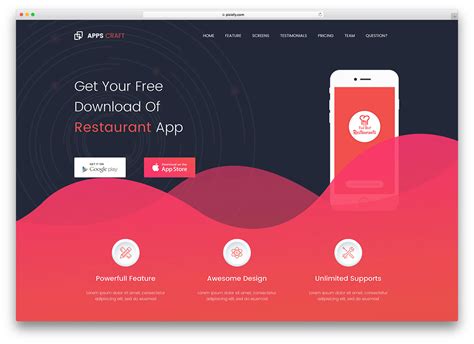 Awesome HTML Landing Page Templates Colorlib