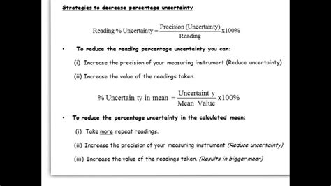 How To Calculate Percentage Uncertainty Haiper