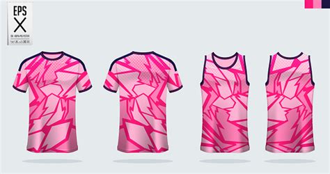 pink tshirt sport mockup template design  soccer jersey football kit tank top  basketball