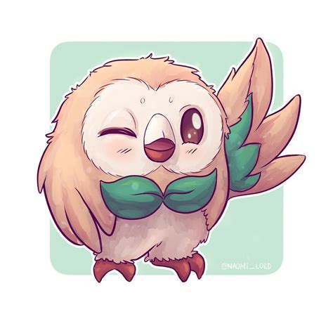 Ave A Glorious Bird Child Or Rowlet 😝 Hes So Dapper 3 Pokemon