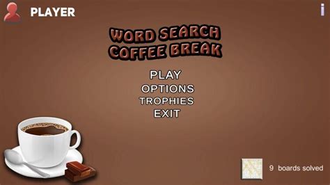 Word Search Coffee Break