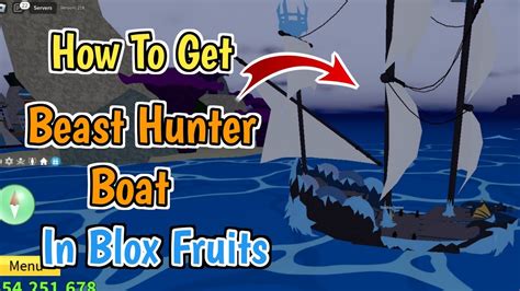 How To Get Beast Hunter Boat In Blox Fruits 2024 How To Craft Beast