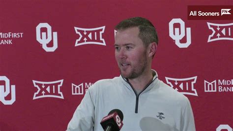 Watch Oklahoma Hc Lincoln Riley Press Conference Sports Illustrated