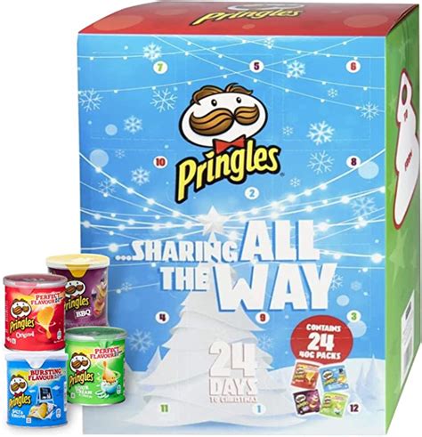 Pringles Advent Calendar 2022 24 X40g Crisp Christmas Food Advent