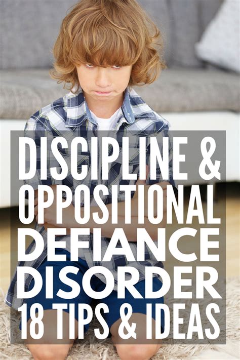 Dealing With Oppositional Defiant Disorder 18 Tips For Parents And