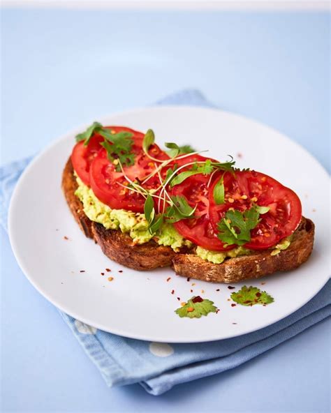 Quick Avocado Toast With Tomato Recipe Delicious Magazine