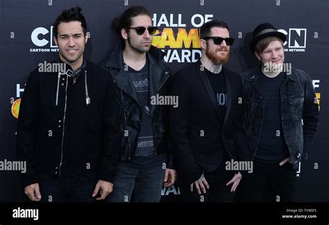 Musicians Pete Wentz Joe Trohman Andy Hurley And Patrick Stump L R