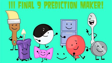 Inanimate Insanity Invitational Final 9 Prediction Maker As Of
