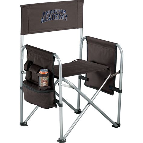 Custom Imprinted Game Time Directors Chair With Side Pockets