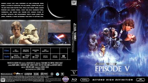 Star Wars The Empire Strikes Back Movie Blu Ray Custom Covers