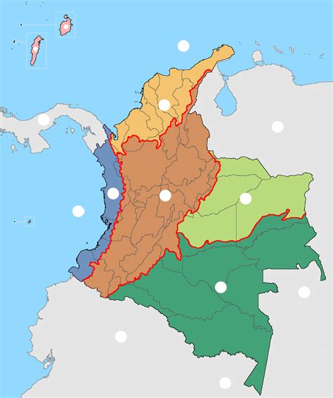 Mapa De Colombia Y Sus Regiones Images And Photos Finder