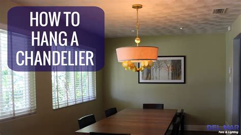 How To Hang A Chandelier Youtube