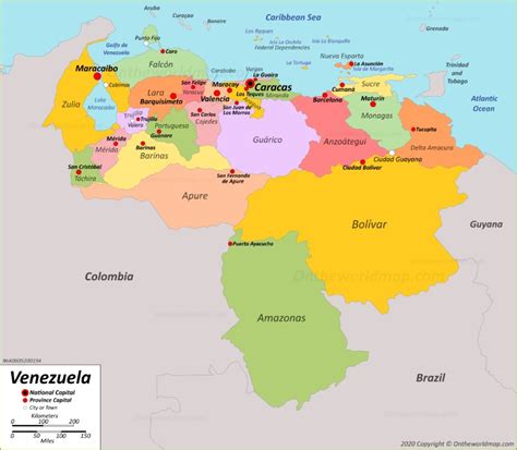 Venezuela Map Detailed Maps Of Venezuela