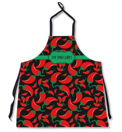 Custom Chili Peppers Apron Without Pockets W Name Or Text Youcustomizeit