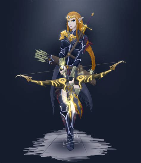 Warrior Princess Zelda Color By San Ru On Deviantart