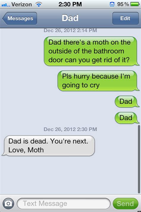 'You're Next' Moth Attack: Redditor Texts Dad For Help (IMAGE) | HuffPost
