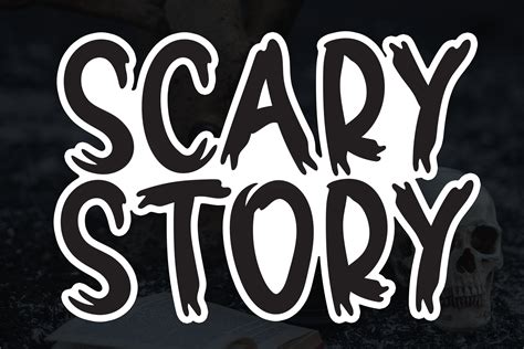 Scary Story Font By William Jhordy · Creative Fabrica