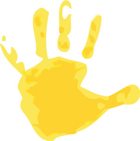 Child Handprint Clipart Best