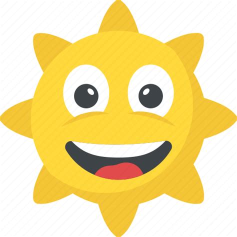 Sun Happy Face Emoji