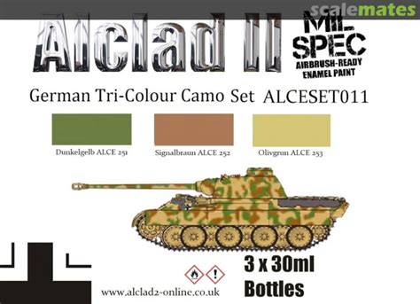 German Tri Colour Camouflage Post 1943 Alceset011 Enamel Alclad