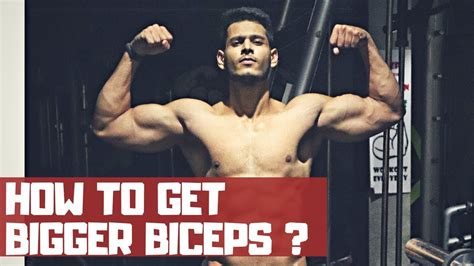 How To Get Bigger Biceps Youtube