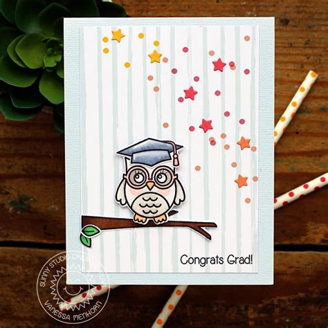 Woo Hoo Stamps Cards Owl Card Graduation Cards
