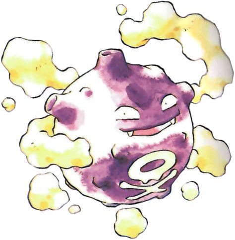Koffing From Pokémon Game Art